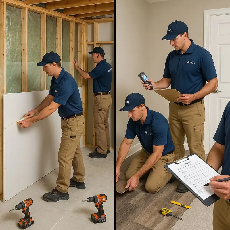Repairs and Reconstruction process in Athens, MI